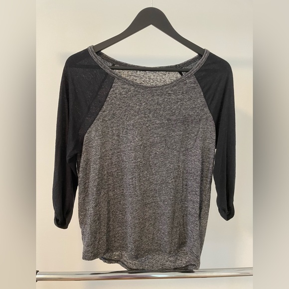 Grey Baseball Tee - Picture 1 of 2